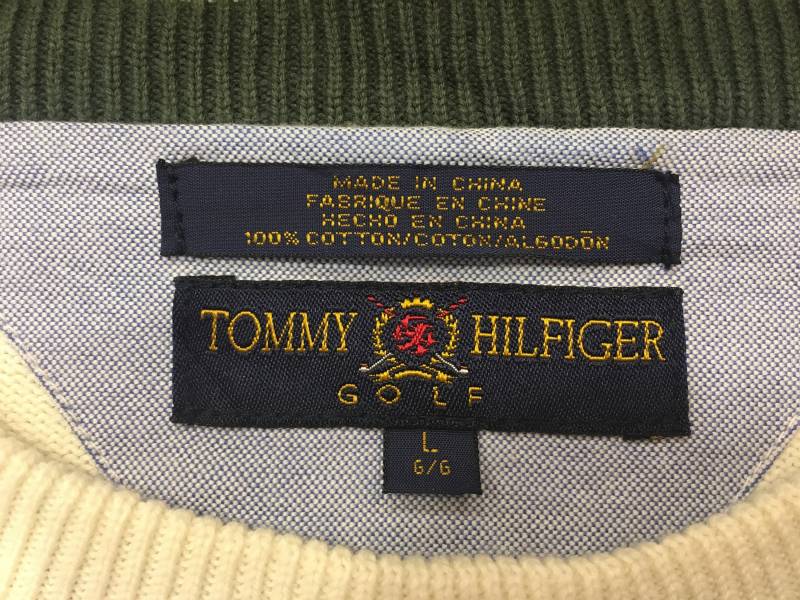 Vintage Tommy Hilfiger Golf Sweatshirt Rundhals Pullover Große Größe Am Tag von GreatVtgApparels