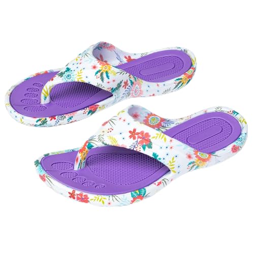 GreaterGood Walking Paws Flip-Flops, bunt, leicht, langlebig, gepolstert, konturiert, rutschfest, strukturiertes Fußbett, bequeme Strandsandalen für Damen, Custom, 37.5 EU GreaterGood Walking Paws Flip-Flops, bunt, leicht, langlebig, gepolstert, konturiert, rutschfest, strukturiertes Fußbett, bequeme Strandsandalen für Damen, Custom, 37.5 EU von GreaterGood