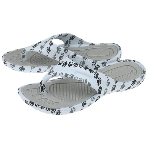 GreaterGood Walking Paws Flip-Flops, bunt, leicht, langlebig, gepolstert, konturiert, rutschfest, strukturiertes Fußbett, bequeme Strandsandalen für Damen, Custom, 38.5 EU GreaterGood Walking Paws Flip-Flops, bunt, leicht, langlebig, gepolstert, konturiert, rutschfest, strukturiertes Fußbett, bequeme Strandsandalen für Damen, Custom, 38.5 EU von GreaterGood