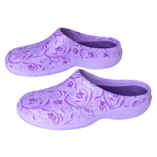 Leichte Pfotenabdruck-Garten-Clogs, bequeme und atmungsaktive Schlupfschuhe für Gartenarbeit, Flourish Paws, 41 EU Leichte Pfotenabdruck-Garten-Clogs, bequeme und atmungsaktive Schlupfschuhe für Gartenarbeit, Flourish Paws, 41 EU von GreaterGood