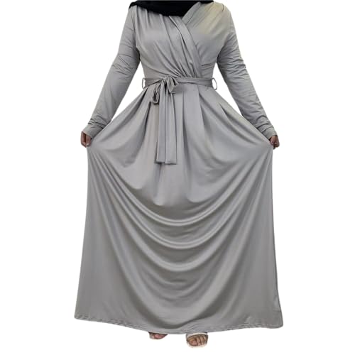 Greatfool Abaya Muslim Damen - gebetskleidung für Frauen - muslimische Kleider Damen - Hijab Kleid Abaya Jilbab - gebetskleid - XL von Greatfool