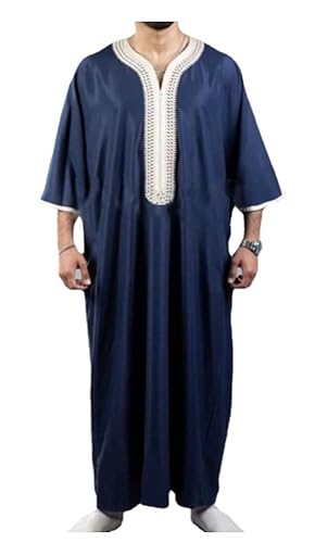 Greatfool Kaftan Herren - gebetskleidung für männer mit Premium-Qualitätsverarbeitungen - Elegant und traditionell Abaya Herren - arabische Kleidung Herren - XXL von Greatfool