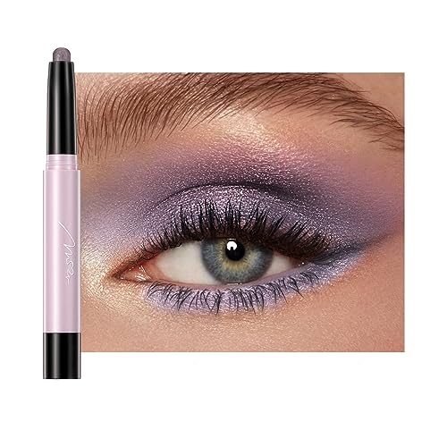 Eyeshadow Stick, Metallic Shimmer Cream Eyeshadow Pencil, Eye Brightener stick, Smoky Eye Shadow Pen, Waterproof Highlighter Makeup Stick for Girls Women Sparkling Eye Makeup (#12(Pearlescent)) von Greatlizard