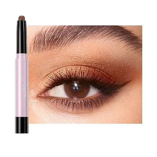 Eyeshadow Stick, Metallic Shimmer Cream Eyeshadow Pencil, Eye Brightener stick, Smoky Eye Shadow Pen, Waterproof Highlighter Makeup Stick for Girls Women Sparkling Eye Makeup (#4(Matte)) von Greatlizard