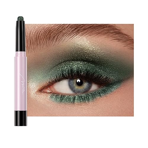 Eyeshadow Stick, Metallic Shimmer Cream Eyeshadow Pencil, Eye Brightener stick, Smoky Eye Shadow Pen, Waterproof Highlighter Makeup Stick for Girls Women Sparkling Eye Makeup (#9(Pearlescent)) von Greatlizard