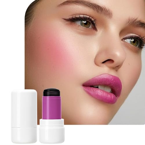 Milk Jelly Blush, Milk Cooling Water Jelly Tint Stick, Multi-Use Jelly Blush Stick for Lip & Cheek Stains, Clear Glossy Lip Gloss, Buildable Watercolor Finish,Vegan, Cruelty Free (A08, Pack of 1) von Greatlizard