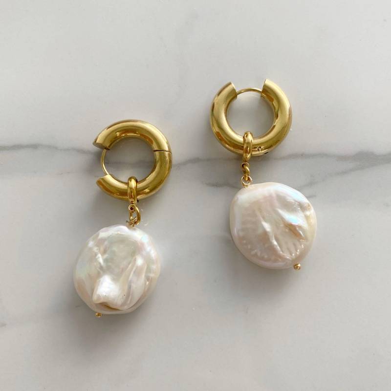 Große Unregelmässige Süssperlen Anhänger von Grecmuse