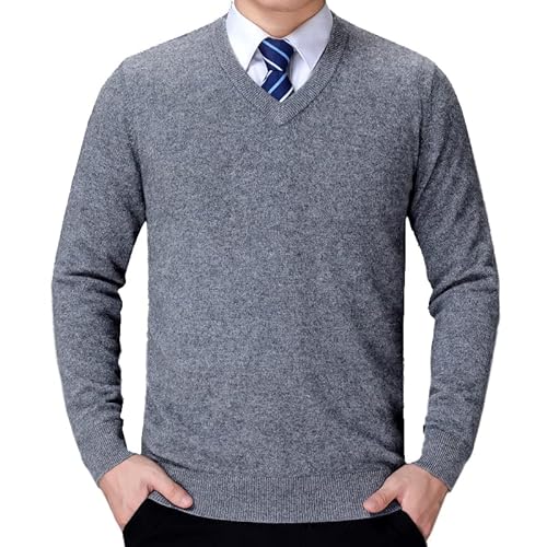 GreeSafety Herren Pullover mit V-Ausschnitt Einfarbig Strick Schmale Passform Langärmelig Angler-Pullover Lässiger Basic-Pullover Herbst Winter Sweatshirts für Herren GreeSafety Herren Pullover mit V-Ausschnitt Einfarbig Strick Schmale Passform Langärmelig Angler-Pullover Lässiger Basic-Pullover Herbst Winter Sweatshirts für Herren von GreeSafety