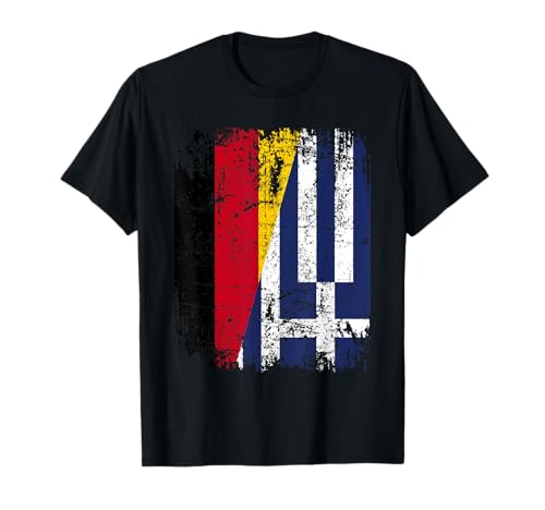 GRIECHENLAND DEUTSCHLAND Flagge | Damen Herren Kinder T-Shirt GRIECHENLAND DEUTSCHLAND Flagge | Damen Herren Kinder T-Shirt von Greece Family Shop