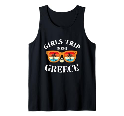 Girls Trip 2026 Griechenland Kreuzfahrt Urlaub Reisen Tank Top von Greece Spring Break Attire T-Shirts