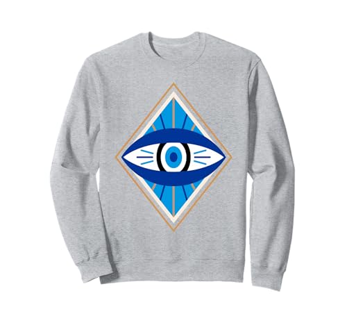 Dreieck griechischer böser Blick Kinder Männer Frauen Geschenk Sweatshirt Dreieck griechischer böser Blick Kinder Männer Frauen Geschenk Sweatshirt von Greek Mati Evil Eye Products