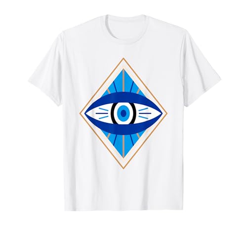 Dreieck griechischer böser Blick Kinder Männer Frauen Geschenk T-Shirt Dreieck griechischer böser Blick Kinder Männer Frauen Geschenk T-Shirt von Greek Mati Evil Eye Products