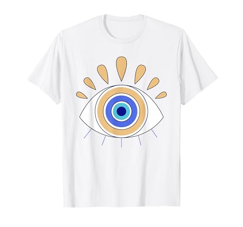 Gold Lash griechischer böser Blick Kinder Männer Frauen Geschenk T-Shirt Gold Lash griechischer böser Blick Kinder Männer Frauen Geschenk T-Shirt von Greek Mati Evil Eye Products