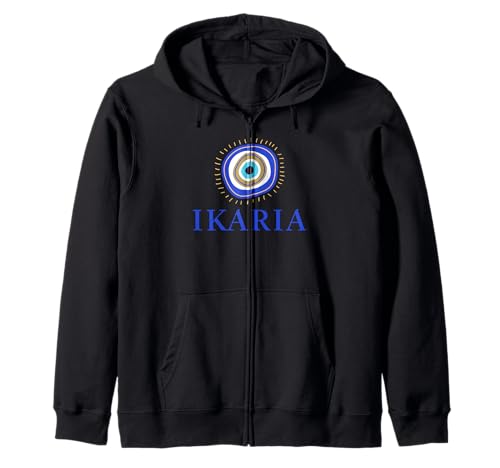 Ikaria griechischer böser Blick Kinder Männer Frauen Geschenk Kapuzenjacke von Greek Mati Evil Eye Products