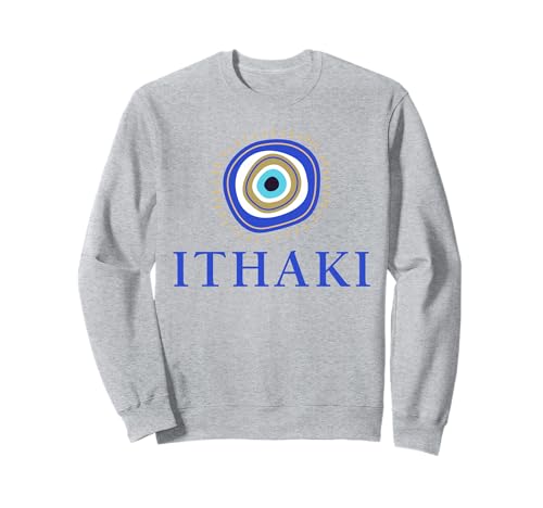 Ithaki griechischer böser Blick Kinder Männer Frauen Geschenk Sweatshirt Ithaki griechischer böser Blick Kinder Männer Frauen Geschenk Sweatshirt von Greek Mati Evil Eye Products