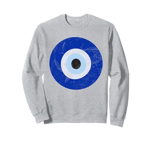 Klassisches griechisches böses Auge Kinder Männer Frauen Geschenk Sweatshirt von Greek Mati Evil Eye Products