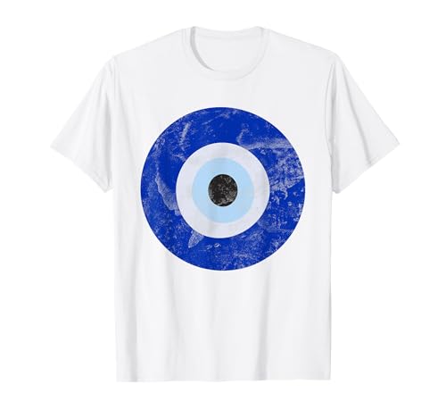 Klassisches griechisches böses Auge Kinder Männer Frauen Geschenk T-Shirt Klassisches griechisches böses Auge Kinder Männer Frauen Geschenk T-Shirt von Greek Mati Evil Eye Products