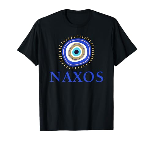 Naxos griechischer böser Blick Kinder Männer Frauen Geschenk T-Shirt Naxos griechischer böser Blick Kinder Männer Frauen Geschenk T-Shirt von Greek Mati Evil Eye Products