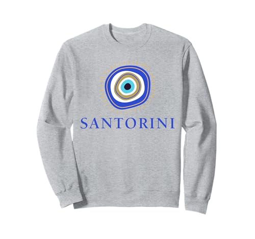 Santorini griechischer böser Blick Kinder Männer Frauen Geschenk Sweatshirt Santorini griechischer böser Blick Kinder Männer Frauen Geschenk Sweatshirt von Greek Mati Evil Eye Products