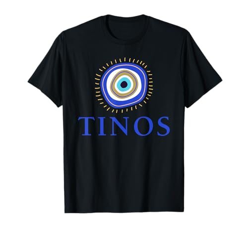 Tinos griechischer böser Blick Kinder Männer Frauen Geschenk T-Shirt Tinos griechischer böser Blick Kinder Männer Frauen Geschenk T-Shirt von Greek Mati Evil Eye Products