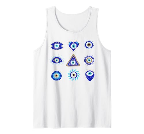 Viele griechische Mati Evil Eye Kinder Männer Frauen Geschenk Tank Top Viele griechische Mati Evil Eye Kinder Männer Frauen Geschenk Tank Top von Greek Mati Evil Eye Products