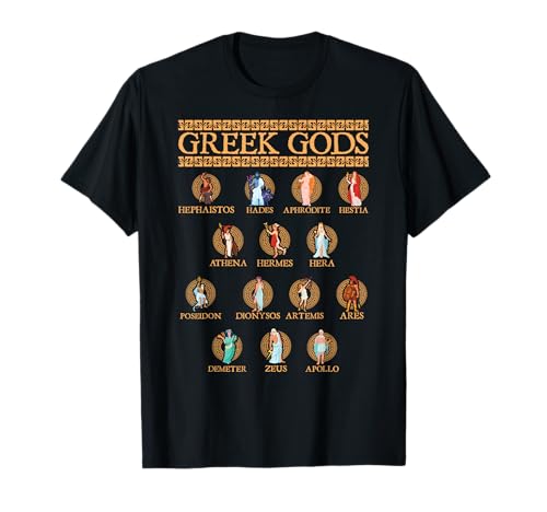 Greek Mythology Apparel Gods - Griechische Götter T-Shirt - Herren - Schwarz - S Greek Mythology Apparel Gods - Griechische Götter T-Shirt - Herren - Schwarz - S von Greek Mythology Apparel Gods