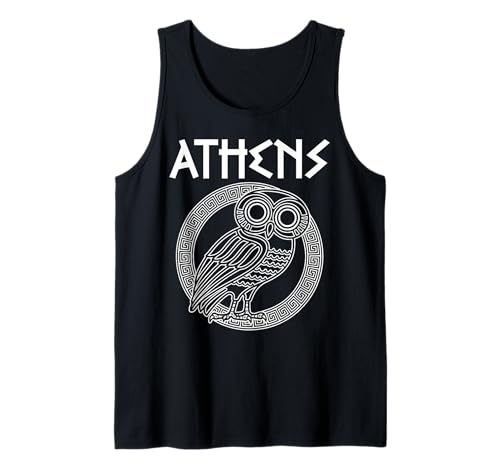 Griechische Mythologie, Athenische Eule, geeignet für Männer und Frauen. Tank Top Griechische Mythologie, Athenische Eule, geeignet für Männer und Frauen. Tank Top von Greek Mythology Athenian Owl Products