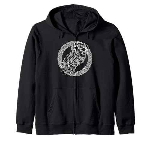 Griechische Mythologie, Athenische Eule, geeignet für Männer und Frauen. Kapuzenjacke Griechische Mythologie, Athenische Eule, geeignet für Männer und Frauen. Kapuzenjacke von Greek Mythology Athens Products
