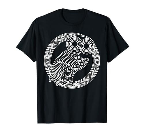 Griechische Mythologie, Athenische Eule, geeignet für Männer und Frauen. T-Shirt Griechische Mythologie, Athenische Eule, geeignet für Männer und Frauen. T-Shirt von Greek Mythology Athens Products