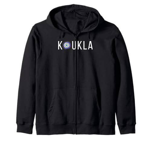 Koukla Puppe Griechischer Stolz Mati Evil Eye Kinder Männer Frauen Geschenk Kapuzenjacke von Greek Pride Products