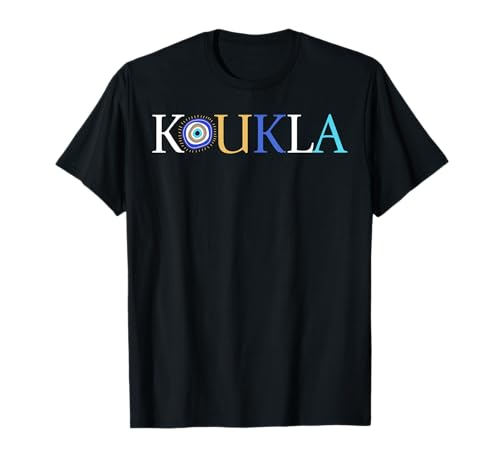 Koukla Puppe griechischer Stolz böser Blick Kinder Männer Frauen Geschenk T-Shirt von Greek Pride Products