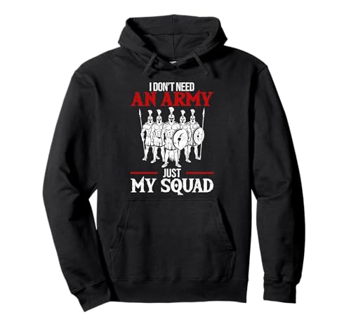 Griechisches Design Spartan Warrior Army Herren Grafik Sparta Pullover Hoodie von Greek Spartan Ancient Greece Mens Graphic