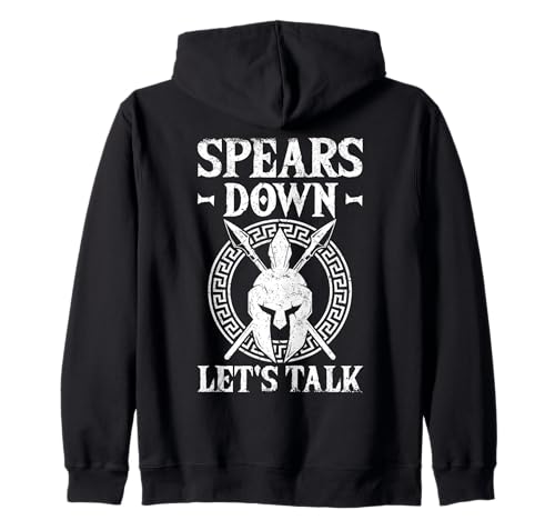 Spartan Helm Griechisches Design Spartan Warrior Herren Grafik Kapuzenjacke von Greek Spartan Mens Graphic Ancient Greece