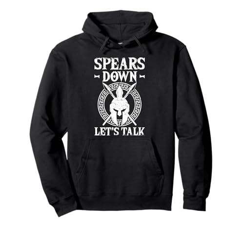 Spartan Helm Griechisches Design Spartan Warrior Herren Grafik Pullover Hoodie von Greek Spartan Mens Graphic Ancient Greece