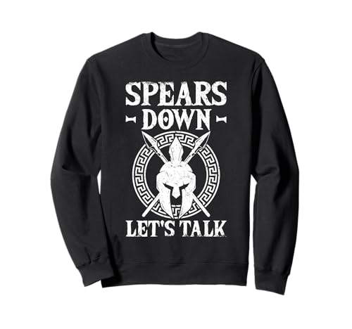 Spartan Helm Griechisches Design Spartan Warrior Herren Grafik Sweatshirt von Greek Spartan Mens Graphic Ancient Greece