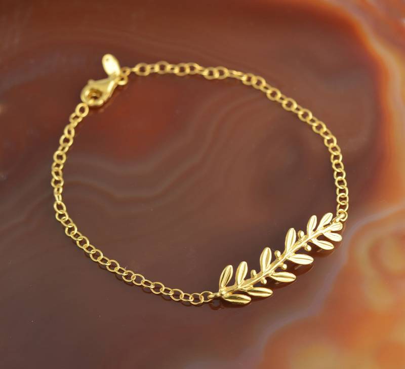 Olivenblatt Armband, Blatt Brautsjungfer Geschenk, Schmuck, Geschenk Für Sie Olivenblatt Armband, Blatt Brautsjungfer Geschenk, Schmuck, Geschenk Für Sie von GreekGoddessJewelry