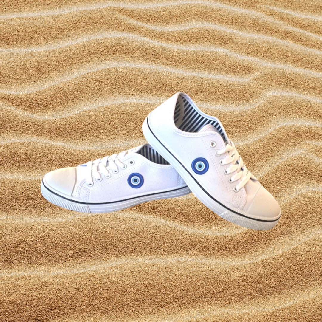 Evil Eye Canvas Sneaker Evil Eye Canvas Sneaker von Greekmadness