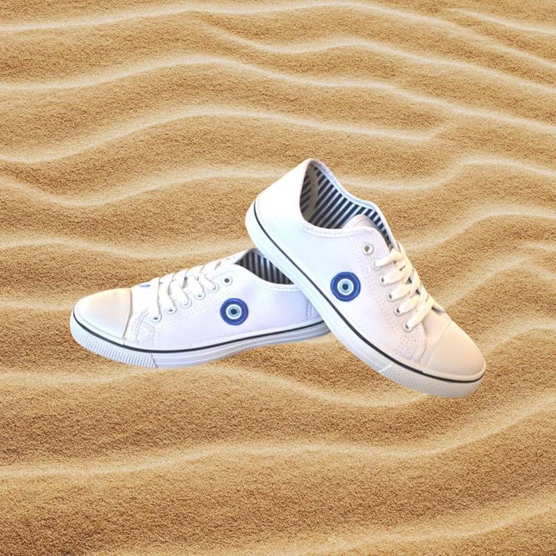Evil Eye Canvas Sneaker Evil Eye Canvas Sneaker von Greekmadness