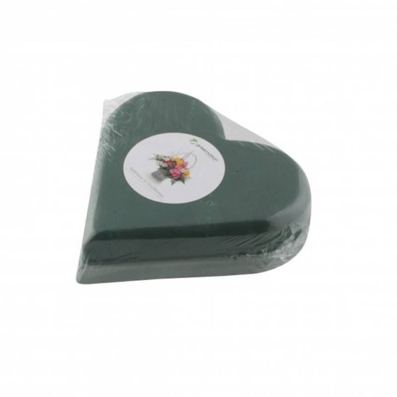 Greemotion Schwamm Steckmasse Herzform für Frischblumen von Greemotion