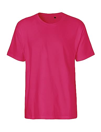 Green Cat Herren T-Shirt, 100% Bio-Baumwolle. Fairtrade, Oeko-Tex und Ecolabel Zertifiziert, Textilfarbe: pink, Gr.: XL von Green Cat
