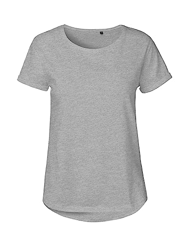 Green Cat Herren T-Shirt mit V-Ausschnitt, 100% Bio-Baumwolle. Fairtrade, Oeko-Tex und Ecolabel Zertifiziert, Textilfarbe: Graumeliert, Gr.: L von Green Cat