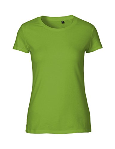 Green Cat Ladies Fitted T-Shirt, 100% Bio-Baumwolle. Fairtrade, Oeko-Tex und Ecolabel Zertifiziert, Textilfarbe: Limette, Gr.: L Green Cat Ladies Fitted T-Shirt, 100% Bio-Baumwolle. Fairtrade, Oeko-Tex und Ecolabel Zertifiziert, Textilfarbe: Limette, Gr.: L von Green Cat