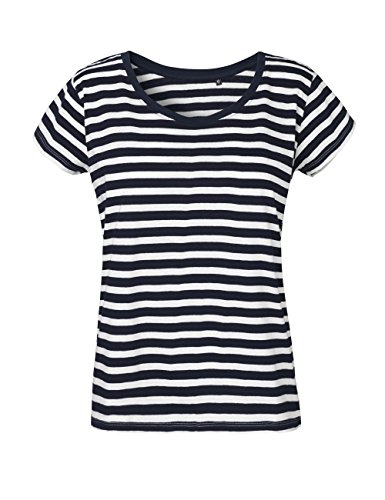 Green Cat Ladies Loose Fit T-Shirt, 100% Bio-Baumwolle. Fairtrade, Oeko-Tex und Ecolabel Zertifiziert, Textilfarbe: bwgestreift, Gr.: XS Green Cat Ladies Loose Fit T-Shirt, 100% Bio-Baumwolle. Fairtrade, Oeko-Tex und Ecolabel Zertifiziert, Textilfarbe: bwgestreift, Gr.: XS von Green Cat
