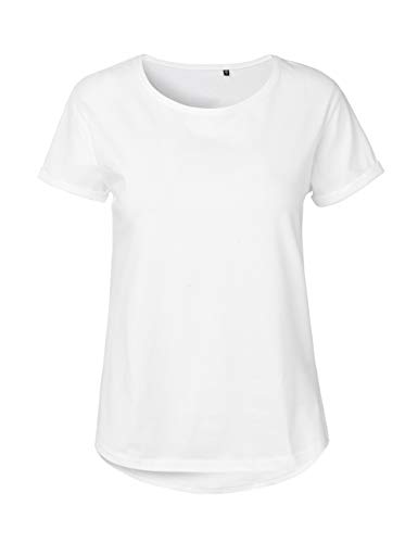 Green Cat Ladies Roll Up Sleeve T-Shirt, 100% Bio-Baumwolle. Fairtrade, Oeko-Tex und Ecolabel Zertifiziert, Textilfarbe: Weiss, Gr.: L Green Cat Ladies Roll Up Sleeve T-Shirt, 100% Bio-Baumwolle. Fairtrade, Oeko-Tex und Ecolabel Zertifiziert, Textilfarbe: Weiss, Gr.: L von Green Cat