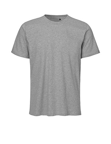 Green Cat Regular T-Shirt, 100% Bio-Baumwolle. Fairtrade, Oeko-Tex und Ecolabel Zertifiziert, Textilfarbe: grau, Gr.: M von Green Cat