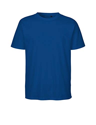 Green Cat Regular T-Shirt, 100% Bio-Baumwolle. Fairtrade, Oeko-Tex und Ecolabel Zertifiziert, Textilfarbe: blau, Gr.: L von Green Cat