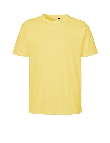 Green Cat Regular T-Shirt, 100% Bio-Baumwolle. Fairtrade, Oeko-Tex und Ecolabel Zertifiziert, Textilfarbe: hellgelb, Gr.: XS von Green Cat