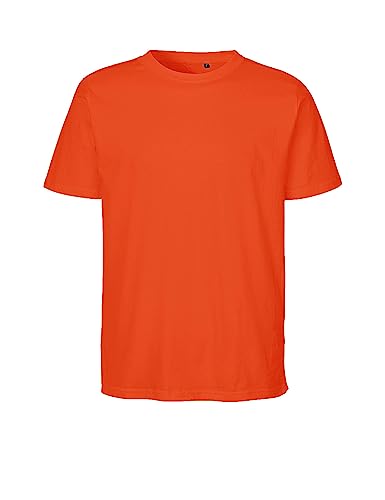 Green Cat Regular T-Shirt, 100% Bio-Baumwolle. Fairtrade, Oeko-Tex und Ecolabel Zertifiziert, Textilfarbe: orange, Gr.: L von Green Cat