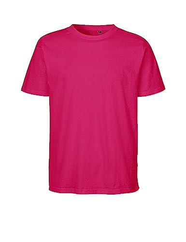 Green Cat Regular T-Shirt, 100% Bio-Baumwolle. Fairtrade, Oeko-Tex und Ecolabel Zertifiziert, Textilfarbe: pink, Gr.: L von Green Cat