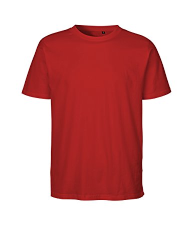 Green Cat Regular T-Shirt, 100% Bio-Baumwolle. Fairtrade, Oeko-Tex und Ecolabel Zertifiziert, Textilfarbe: rot, Gr.: 3XL von Green Cat